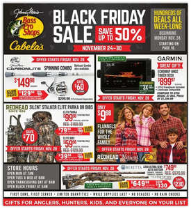 Bass Pro Shops 2025 Black Friday Ad