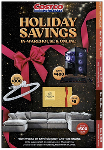 Costco 2025 Black Friday Ad