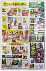 Dollar General 2025 Black Friday Ad