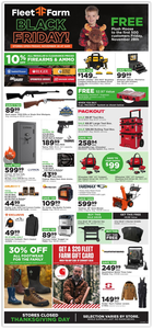 Fleet Farm 2025 Black Friday Ad
