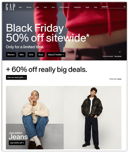 Gap 2025 Black Friday Ad