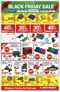 Harbor Freight 2025 Black Friday Ad