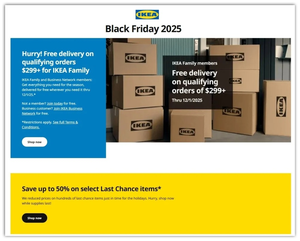 Ikea 2025 Black Friday Ad