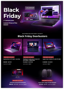 Lenovo 2025 Black Friday Ad