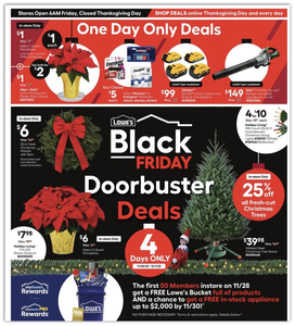 Lowe's 2025 Black Friday Ad