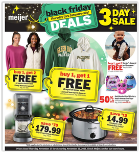 Meijer 2025 Black Friday Ad