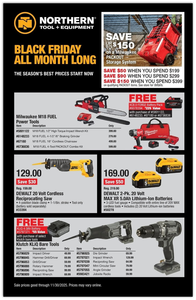 Northern Tool 2025 Black Friday Ad