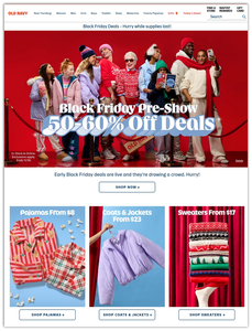 Old Navy 2025 Black Friday Ad
