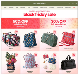 Vera Bradley 2025 Black Friday Ad