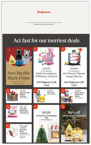 Walgreens 2025 Black Friday Ad