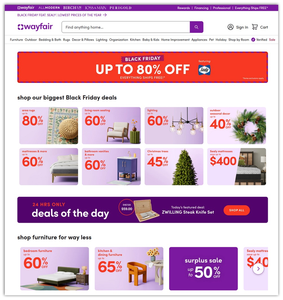 Wayfair 2025 Black Friday Ad